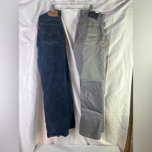Levi's Boys 16 Reg Jeans - Blue and Gray 28x 28